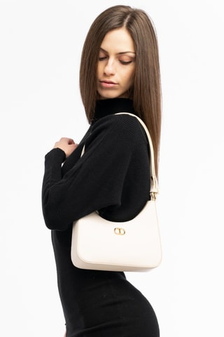 Mini Trendy Handtas - Wit