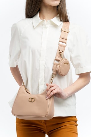 Minischoudertas - Roze