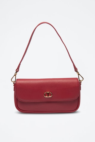 Mini Trendy Handtas - Goudkleurig en rood