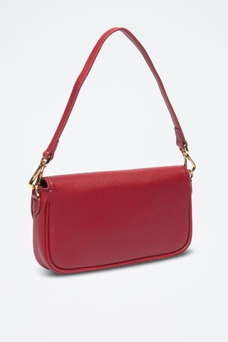 Mini Trendy Handtas - Goudkleurig en rood