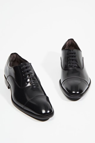 Leren Derby's - Zwart