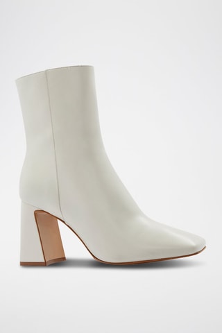 Stivaletti in pelle di vitello Kiyana - Ecrù 