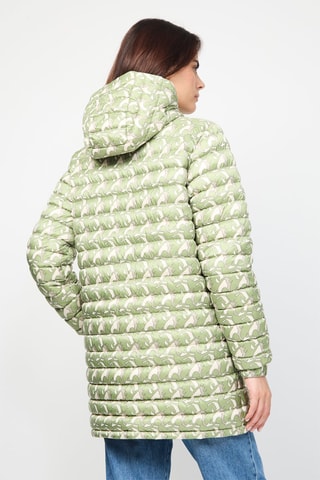 Piumino double face Roma Monogram - Beige e verde