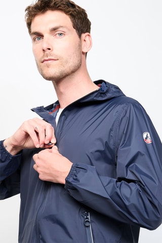 Giacca a vento con cappuccio Stockholm - Navy