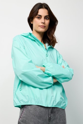 Windjack met Capuchon Singapore - Groen