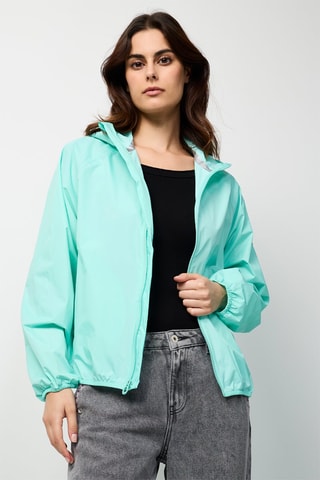 Windjack met Capuchon Singapore - Groen