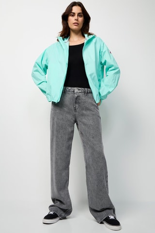 Windjack met Capuchon Singapore - Groen