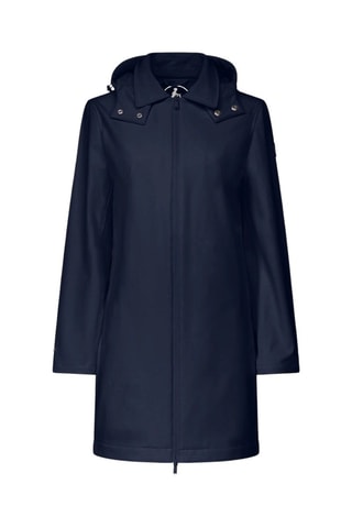 Giacca a vento con cappuccio Corinthe - Blu notte