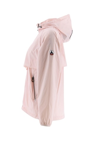 Giacca a vento con cappuccio Scirocco - Rosa