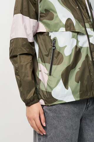 Giacca a vento con cappuccio Scirocco - Verde