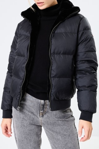 Dubbelzijdige Gewatteerde Jas Gala - Zwart