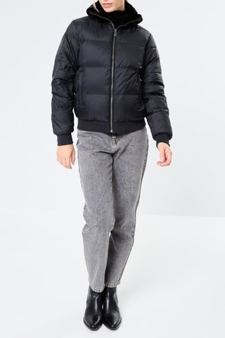 Dubbelzijdige Gewatteerde Jas Gala - Zwart