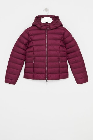 Piumino con cappuccio Opale - Melanzana