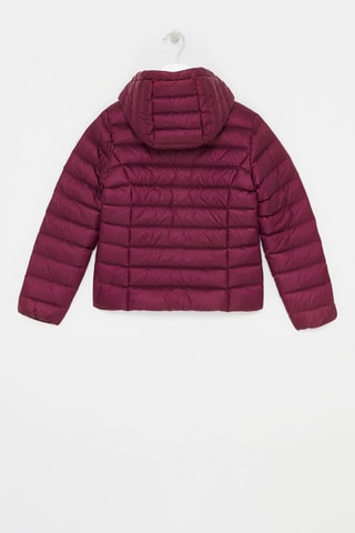 Piumino con cappuccio Opale - Melanzana