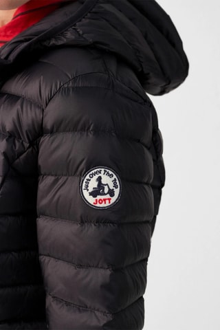 Piumino con cappuccio Cloe - Nero