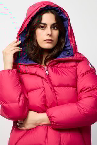 Piumino con cappuccio Luxe 2.0 - Rosa