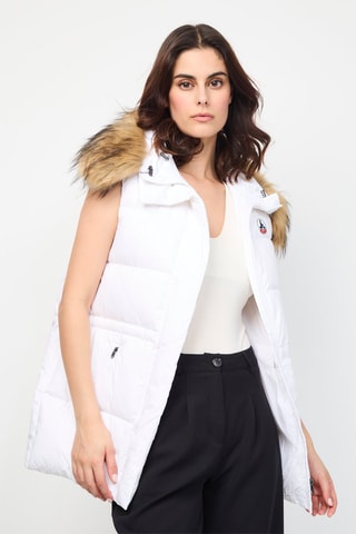 Piumino senza maniche Texas 2.0 - Bianco