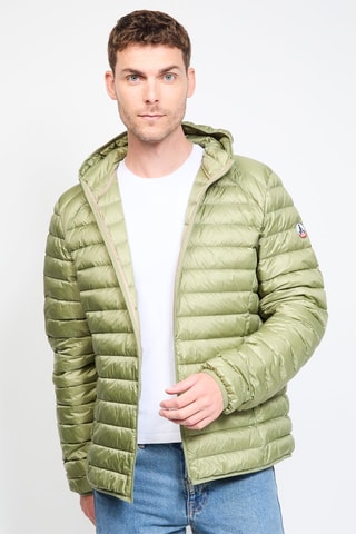 Piumino con cappuccio Nico - Verde