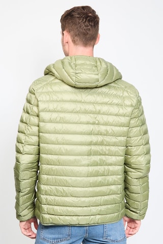 Piumino con cappuccio Nico - Verde