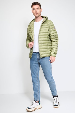 Piumino con cappuccio Nico - Verde