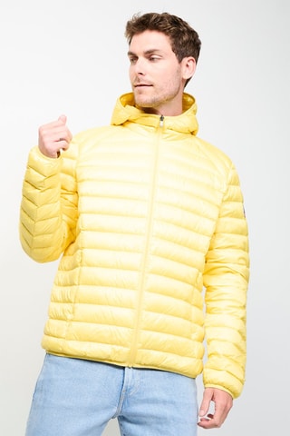 Piumino con cappuccio Nico  - Giallo