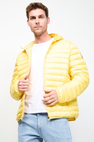Piumino con cappuccio Nico  - Giallo