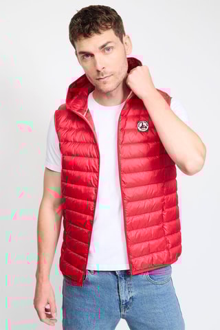 Bodywarmer met Capuchon Pat - Rood