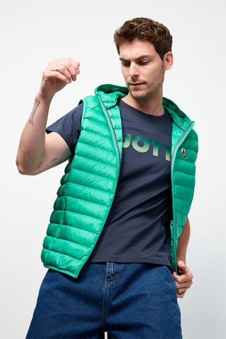 Piumino con cappuccio Pat  - Verde