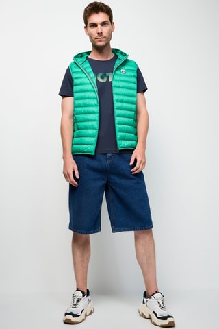 Piumino con cappuccio Pat  - Verde