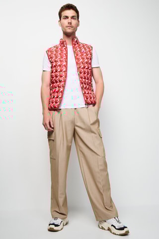 Piumino senza maniche Tom - Rosso