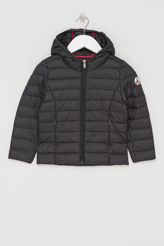 Piumino con cappuccio Carla - Nero