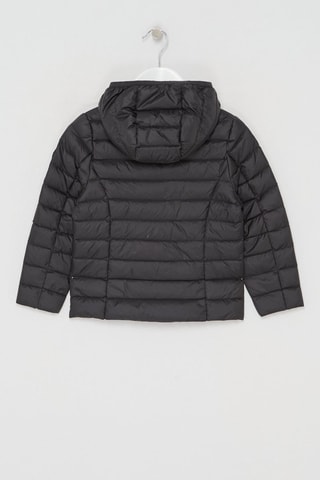 Piumino con cappuccio Carla - Nero