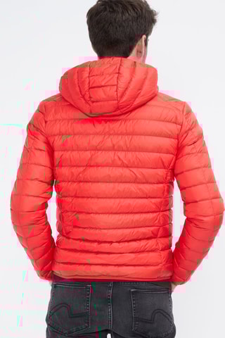 Piumino con cappuccio Nico - Rosso