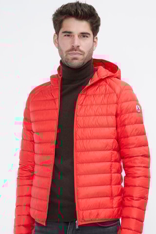 Piumino con cappuccio Nico - Rosso