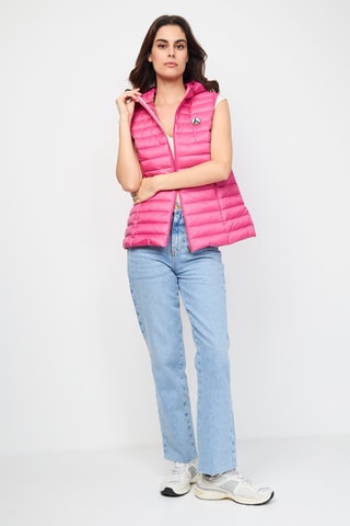 Bodywarmer met Capuchon Mali - Roze