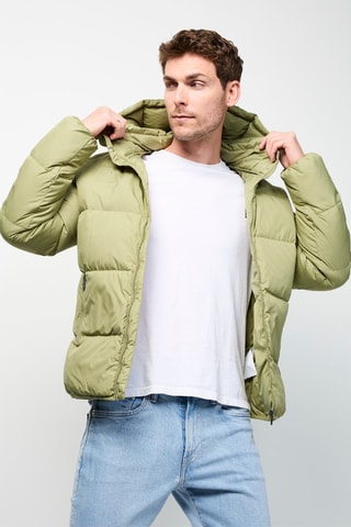 Piumino con cappuccio Toledo - Verde