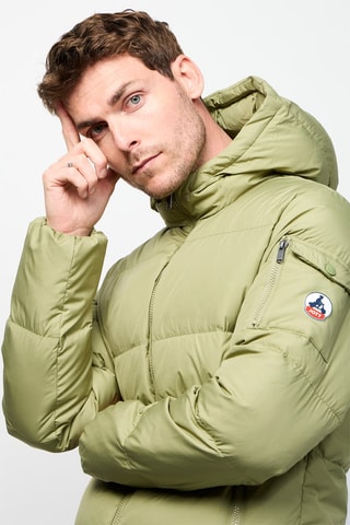 Piumino con cappuccio Toledo - Verde