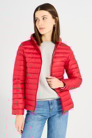 Piumino con cappuccio Cloe - Rosso