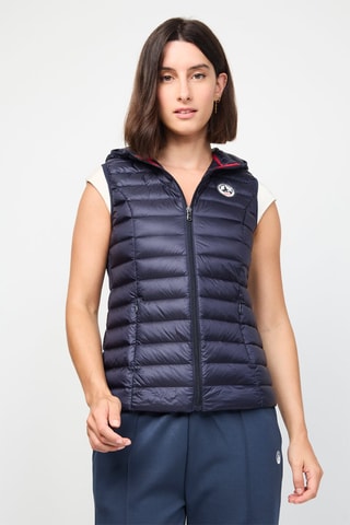 Doudoune sans manches à capuche Mali - Bleu marine