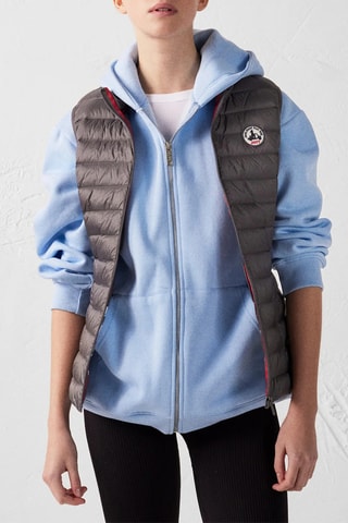 Piumino senza maniche Seda - Antracite