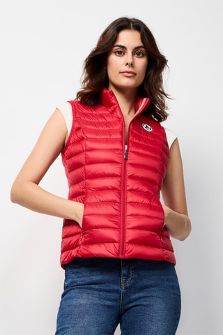 Piumino senza maniche Seda - Rosso