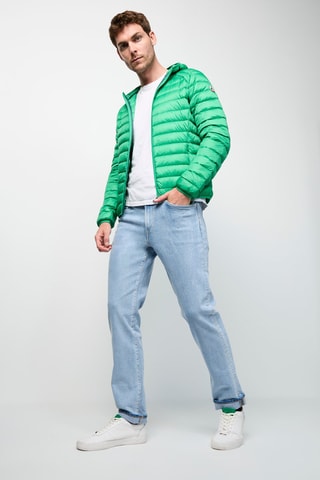 Piumino con cappuccio Nico - Verde