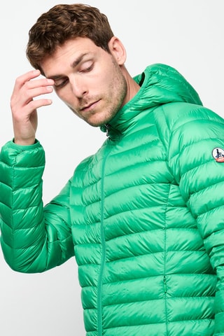 Piumino con cappuccio Nico - Verde