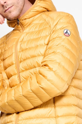 Piumino con cappuccio Nico - Senape