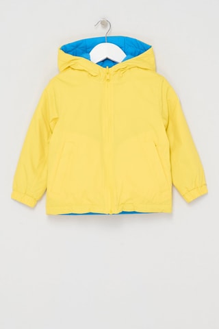 Piumino double face Rosso - Giallo e azzurro