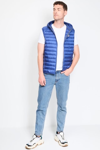 Bodywarmer met Capuchon Pat  - Donkerblauw