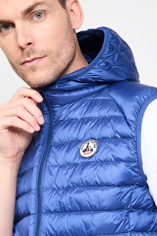 Bodywarmer met Capuchon Pat  - Donkerblauw