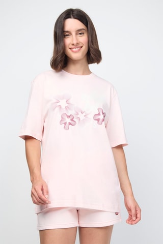 T-shirt Adela Bohemian - Rose poudré