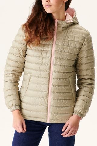 Piumino double face Vienne - Rosa e beige