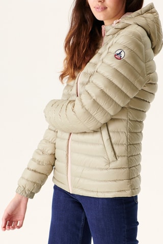 Piumino double face Vienne - Rosa e beige